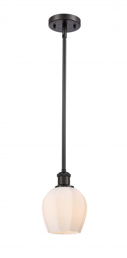 Norfolk - 1 Light - 6 inch - Oil Rubbed Bronze - Mini Pendant