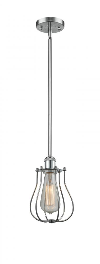 Muselet - 1 Light - 6 inch - Polished Chrome - Mini Pendant