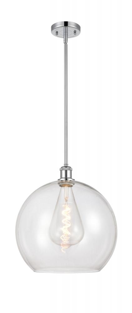 Athens - 1 Light - 14 inch - Polished Chrome - Pendant