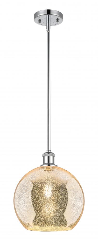 Athens - 1 Light - 10 inch - Polished Chrome - Mini Pendant