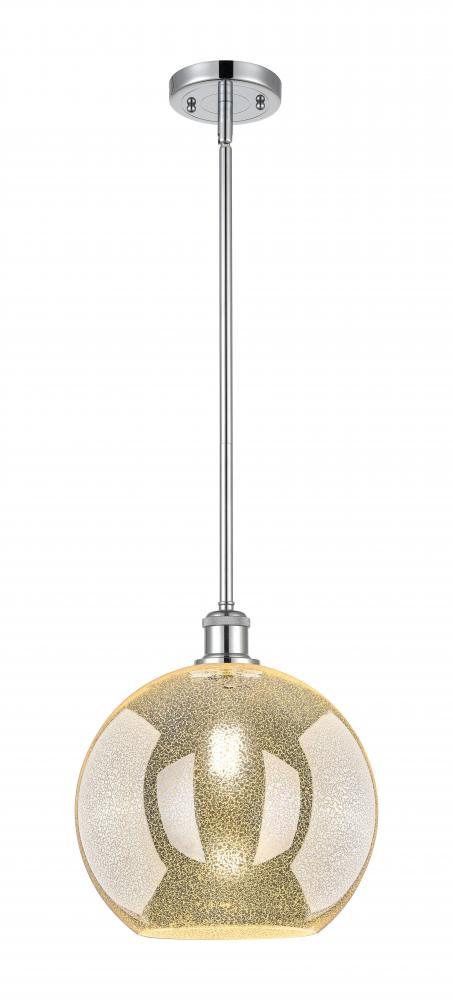 Athens - 1 Light - 12 inch - Polished Chrome - Mini Pendant