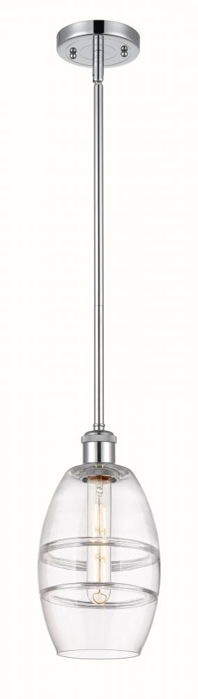 Vaz - 1 Light - 6 inch - Polished Chrome - Mini Pendant