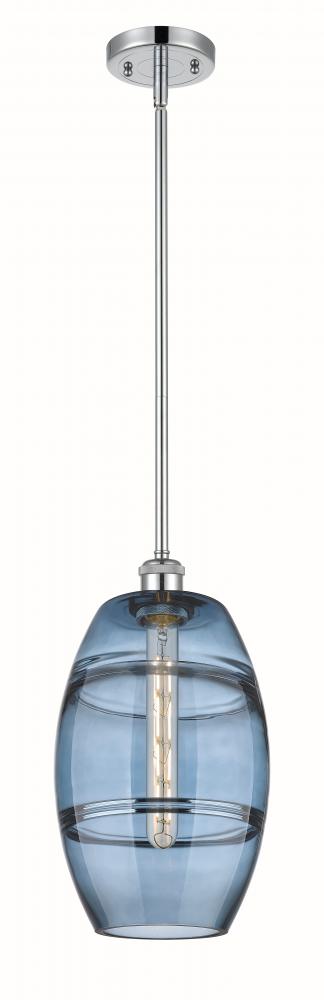 Vaz - 1 Light - 8 inch - Polished Chrome - Mini Pendant