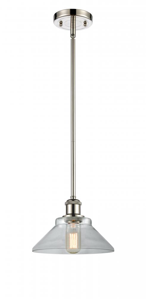 Orwell - 1 Light - 8 inch - Polished Nickel - Mini Pendant