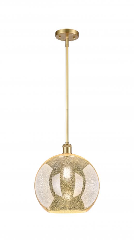 Athens - 1 Light - 12 inch - Satin Gold - Mini Pendant