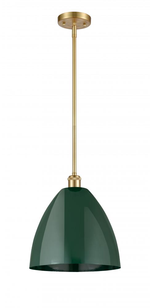 Plymouth - 1 Light - 12 inch - Satin Gold - Pendant