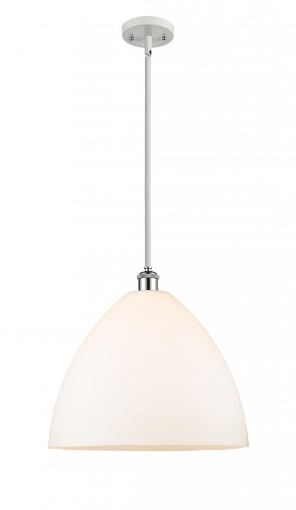 Bristol - 1 Light - 16 inch - White Polished Chrome - Pendant