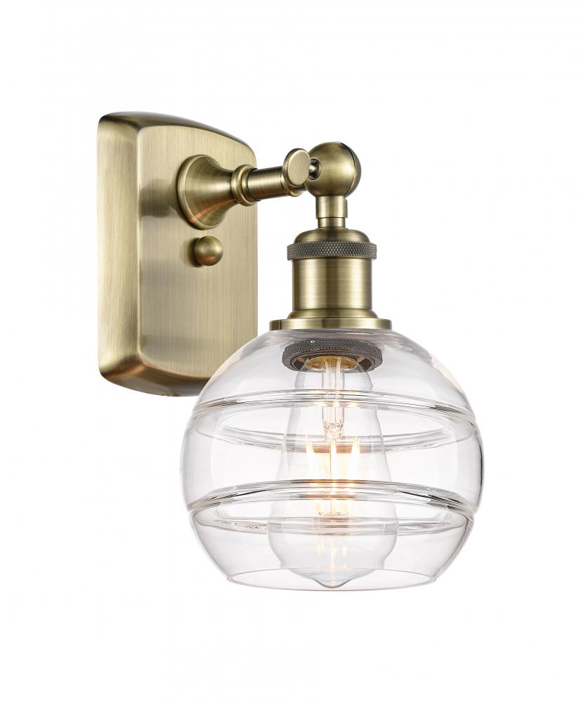 Rochester - 1 Light - 6 inch - Antique Brass - Sconce