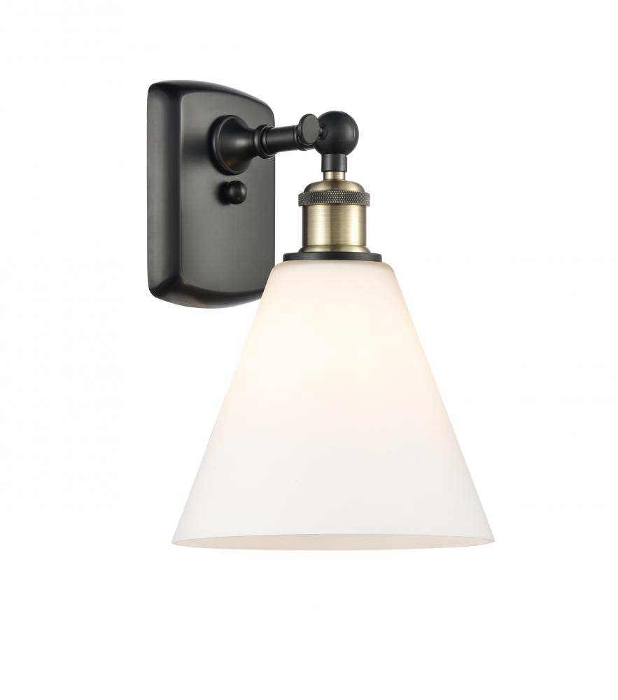 Berkshire - 1 Light - 8 inch - Black Antique Brass - Sconce