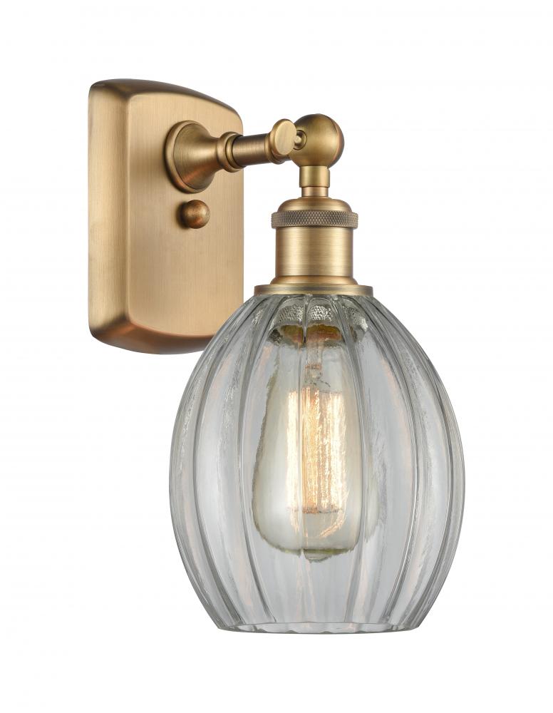 Eaton - 1 Light - 6 inch - Brushed Brass - Sconce