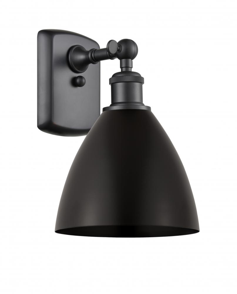 Bristol - 1 Light - 8 inch - Matte Black - Sconce