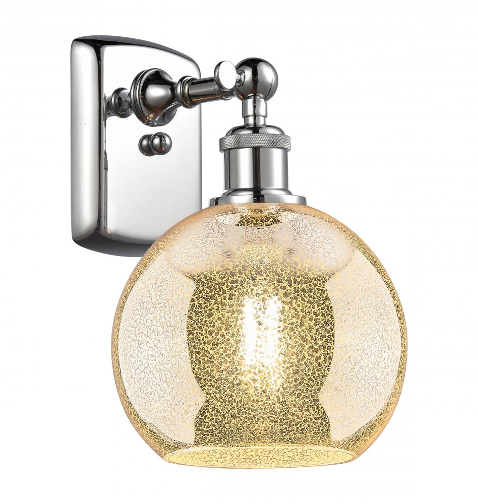 Athens - 1 Light - 8 inch - Polished Chrome - Sconce