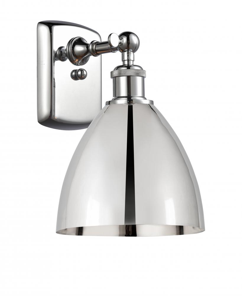 Bristol - 1 Light - 8 inch - Polished Chrome - Sconce