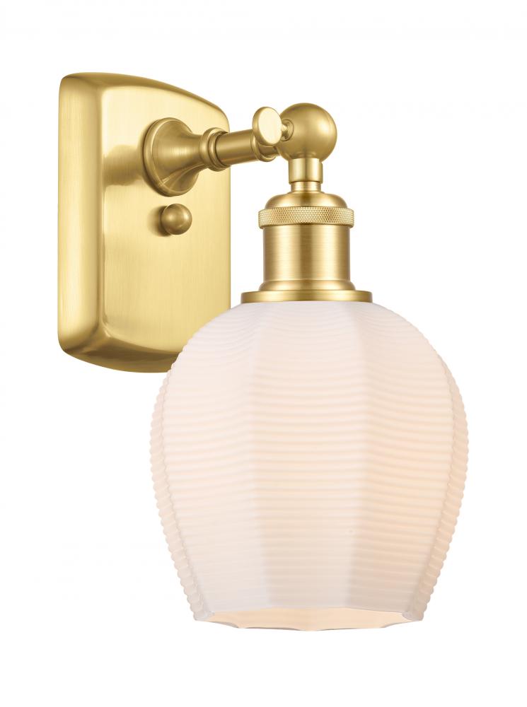 Norfolk - 1 Light - 6 inch - Satin Gold - Sconce