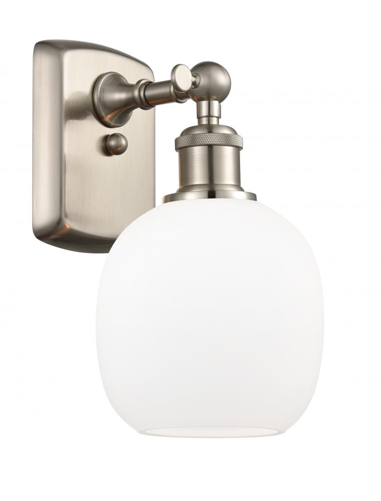 Belfast - 1 Light - 6 inch - Brushed Satin Nickel - Sconce