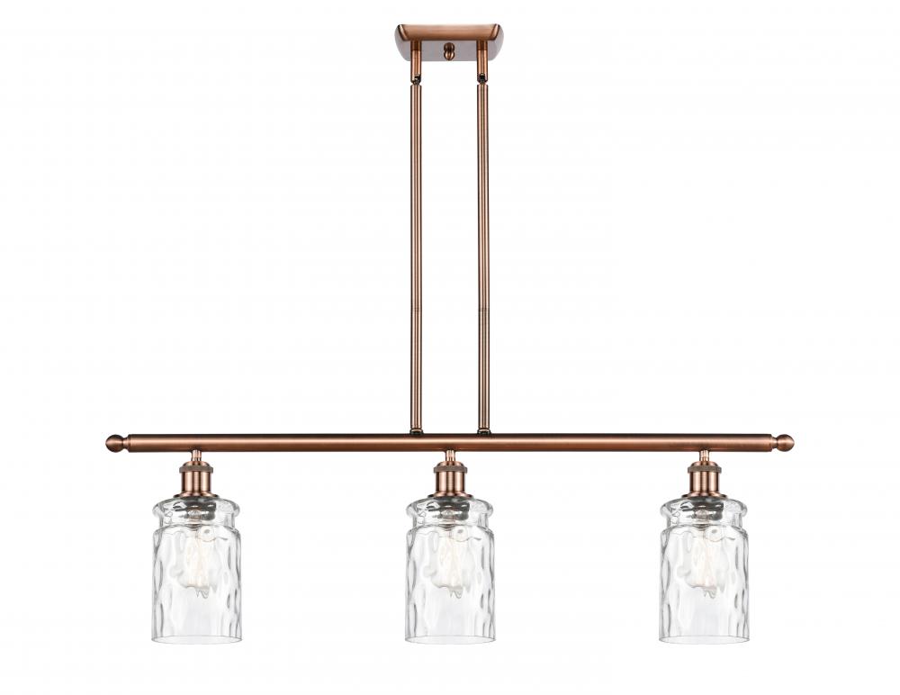 Candor - 3 Light - 36 inch - Antique Copper - Cord hung - Island Light