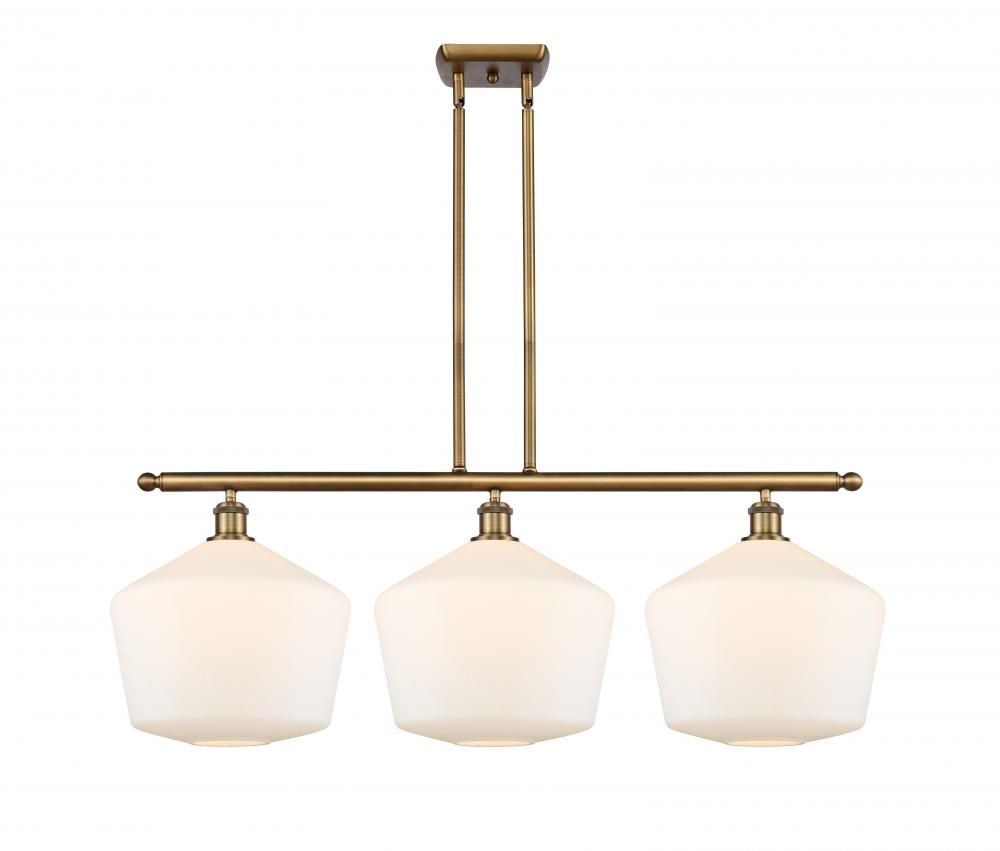 Cindyrella - 3 Light - 39 inch - Brushed Brass - Cord hung - Island Light