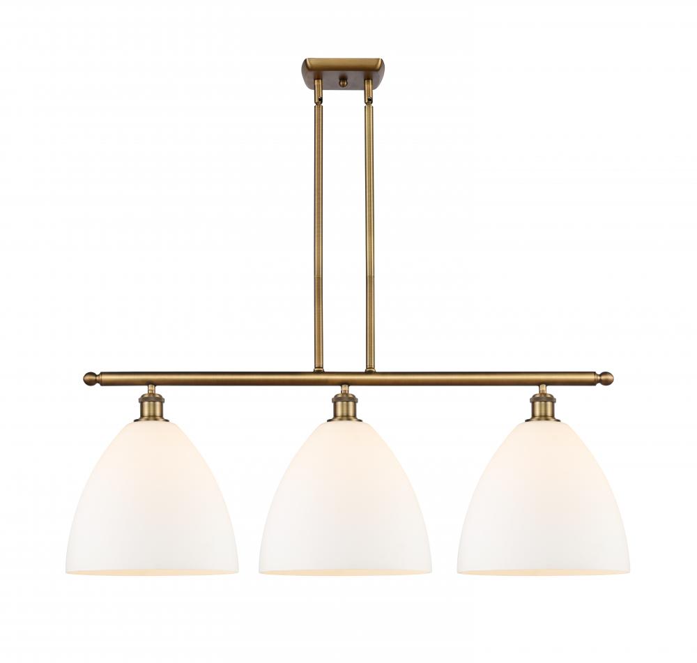 Bristol - 3 Light - 39 inch - Brushed Brass - Cord hung - Island Light