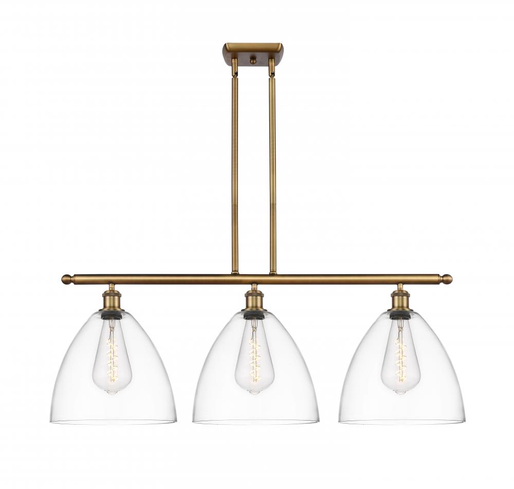 Bristol - 3 Light - 39 inch - Brushed Brass - Cord hung - Island Light