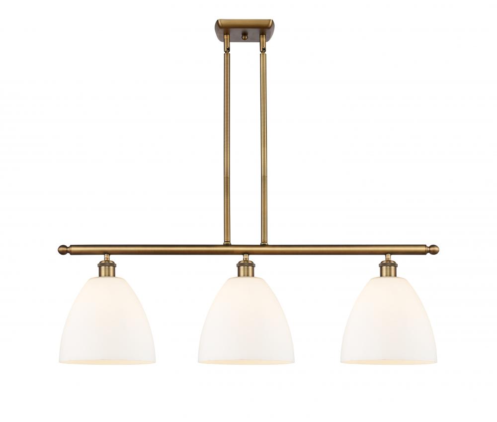 Bristol - 3 Light - 36 inch - Brushed Brass - Cord hung - Island Light