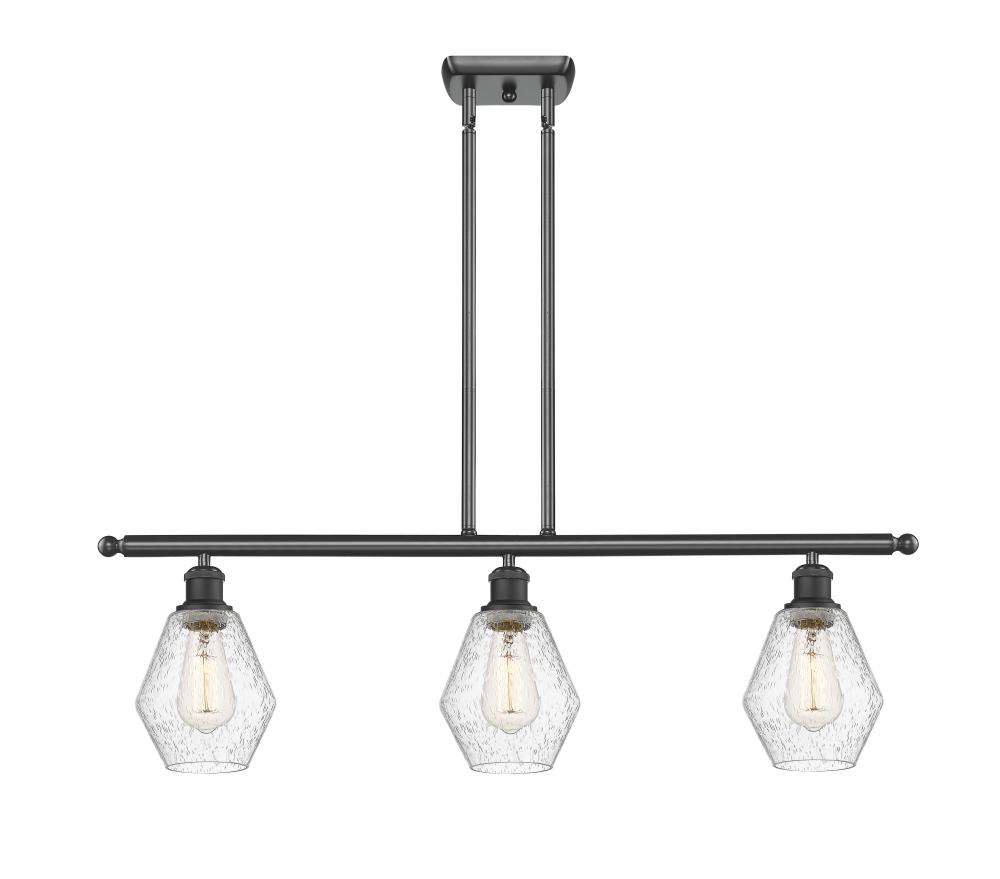 Cindyrella - 3 Light - 36 inch - Matte Black - Cord hung - Island Light