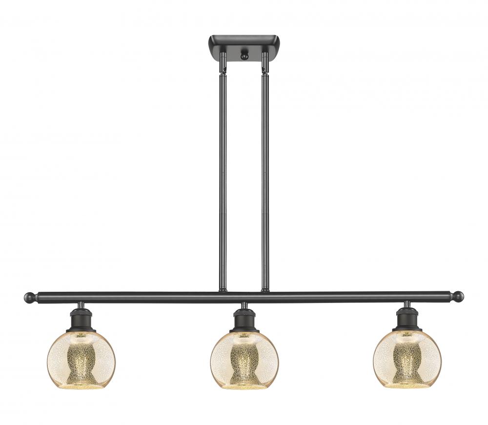 Athens - 3 Light - 36 inch - Oil Rubbed Bronze - Cord hung - Island Light