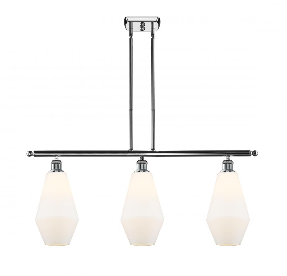 Cindyrella - 3 Light - 36 inch - Polished Chrome - Cord hung - Island Light