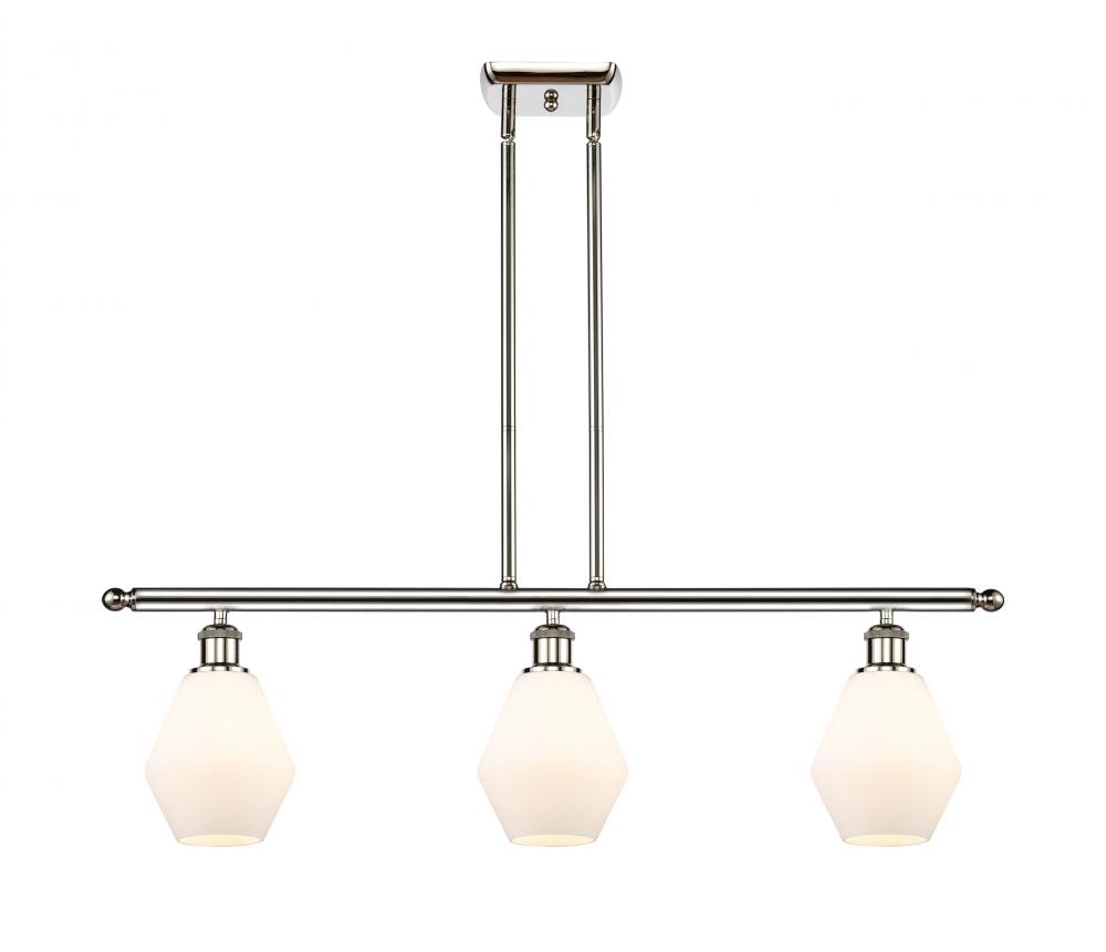 Cindyrella - 3 Light - 36 inch - Polished Nickel - Cord hung - Island Light