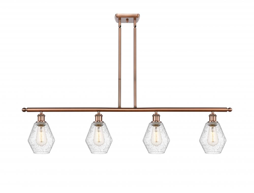 Cindyrella - 4 Light - 48 inch - Antique Copper - Cord hung - Island Light