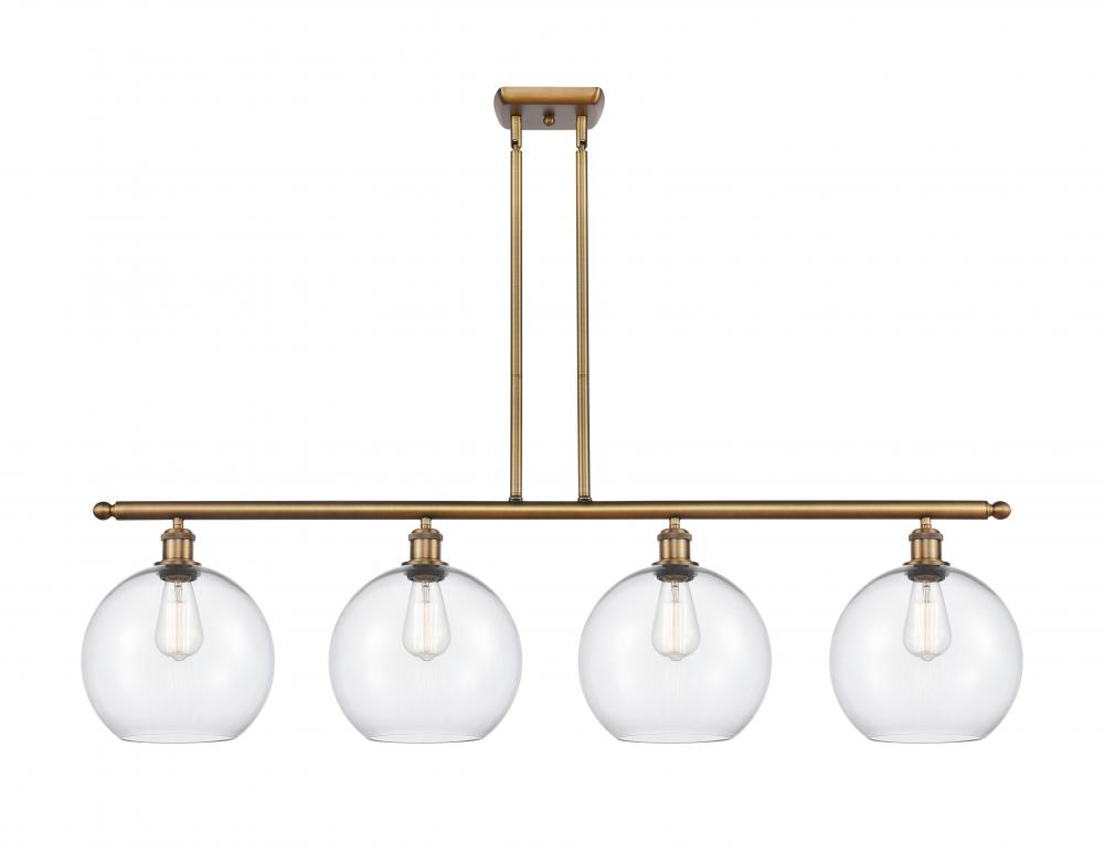 Athens - 4 Light - 48 inch - Brushed Brass - Stem Hung - Island Light