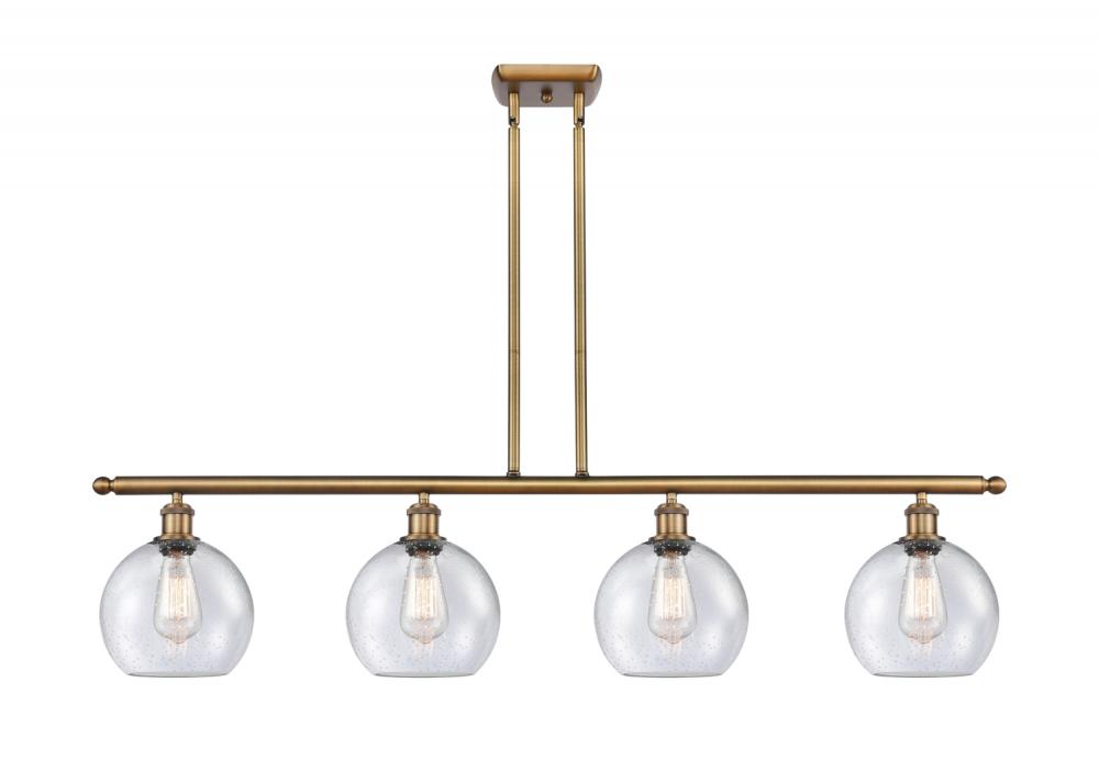 Athens - 4 Light - 48 inch - Brushed Brass - Cord hung - Island Light
