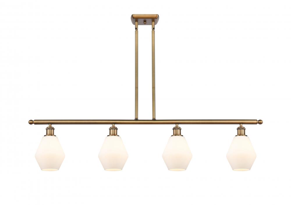 Cindyrella - 4 Light - 48 inch - Brushed Brass - Cord hung - Island Light