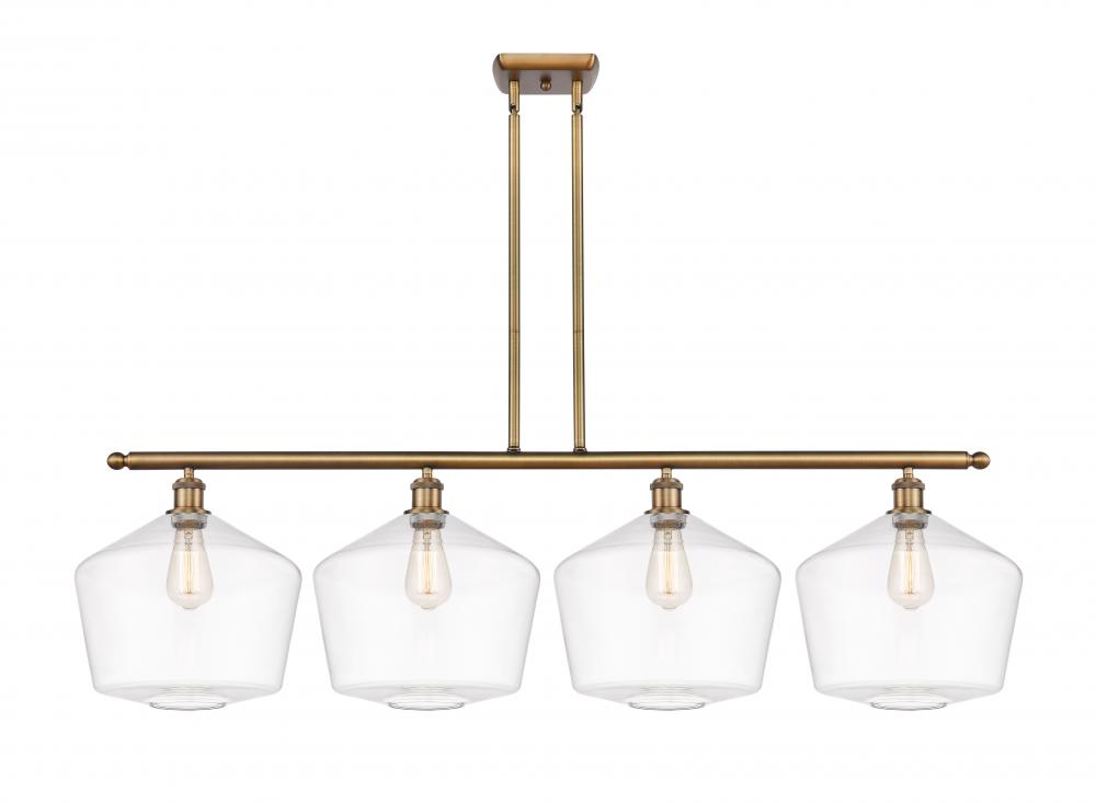 Cindyrella - 4 Light - 50 inch - Brushed Brass - Cord hung - Island Light