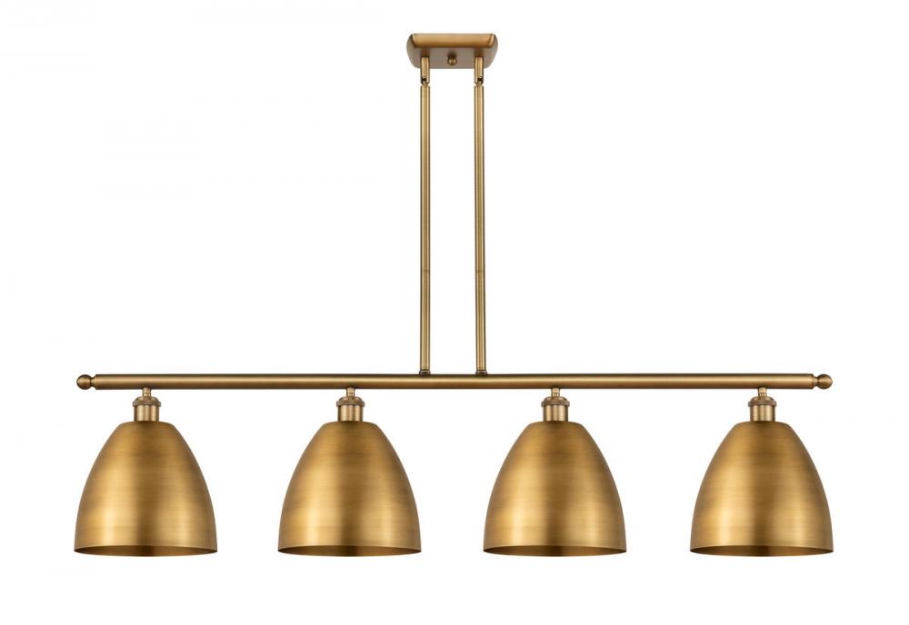 Bristol - 4 Light - 48 inch - Brushed Brass - Cord hung - Island Light