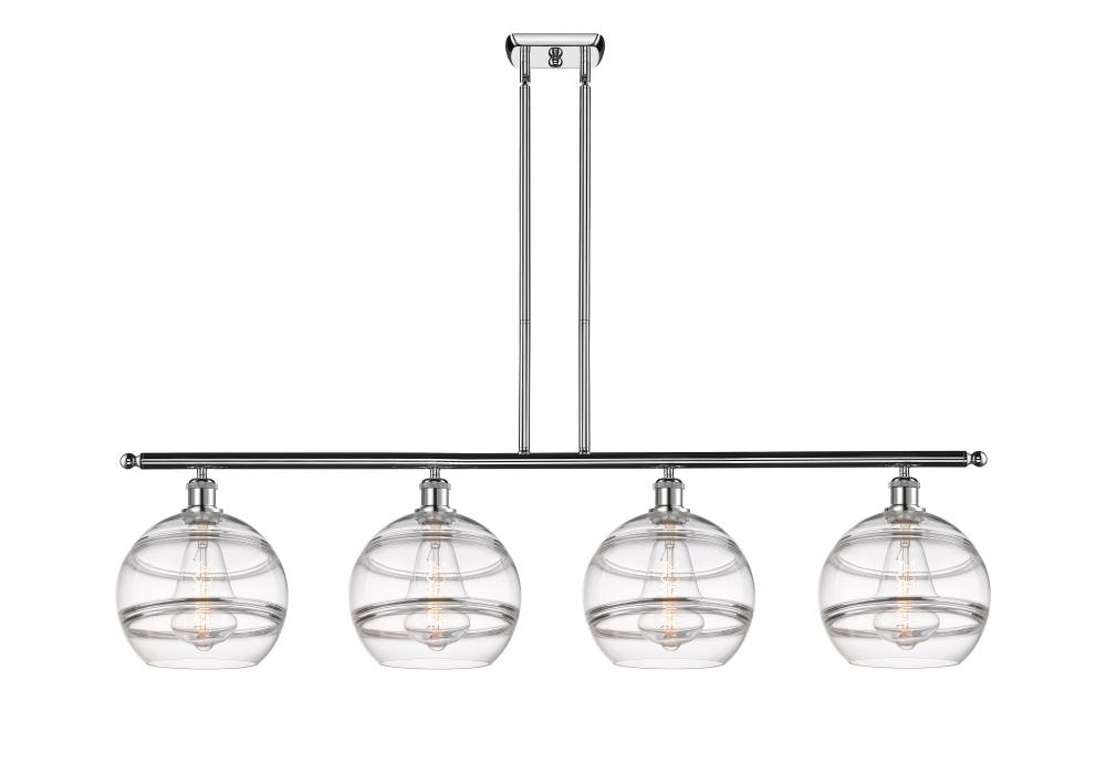 Rochester - 4 Light - 48 inch - Polished Chrome - Cord hung - Island Light