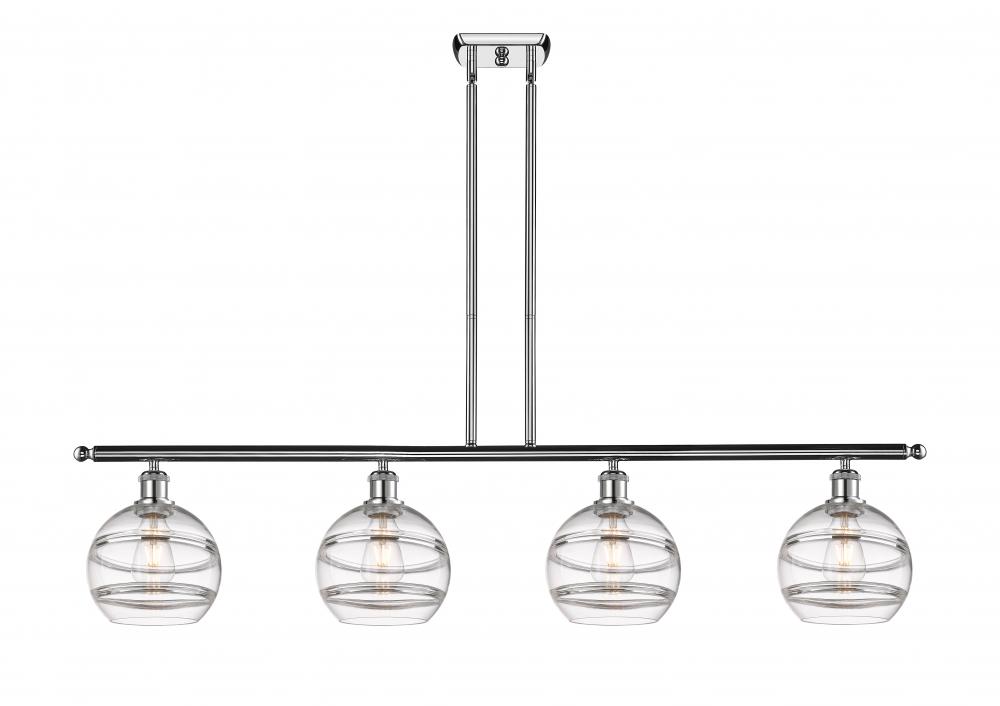 Rochester - 4 Light - 48 inch - Polished Chrome - Cord hung - Island Light