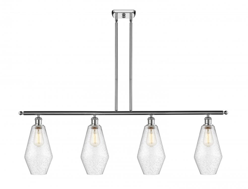 Cindyrella - 4 Light - 48 inch - Polished Chrome - Cord hung - Island Light