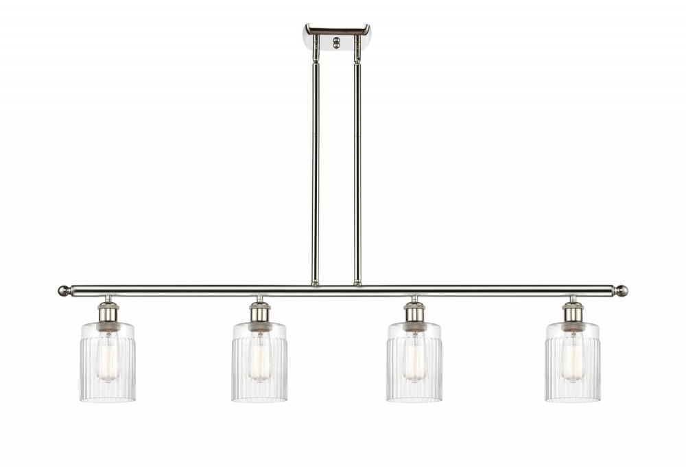 Hadley - 4 Light - 48 inch - Polished Nickel - Cord hung - Island Light