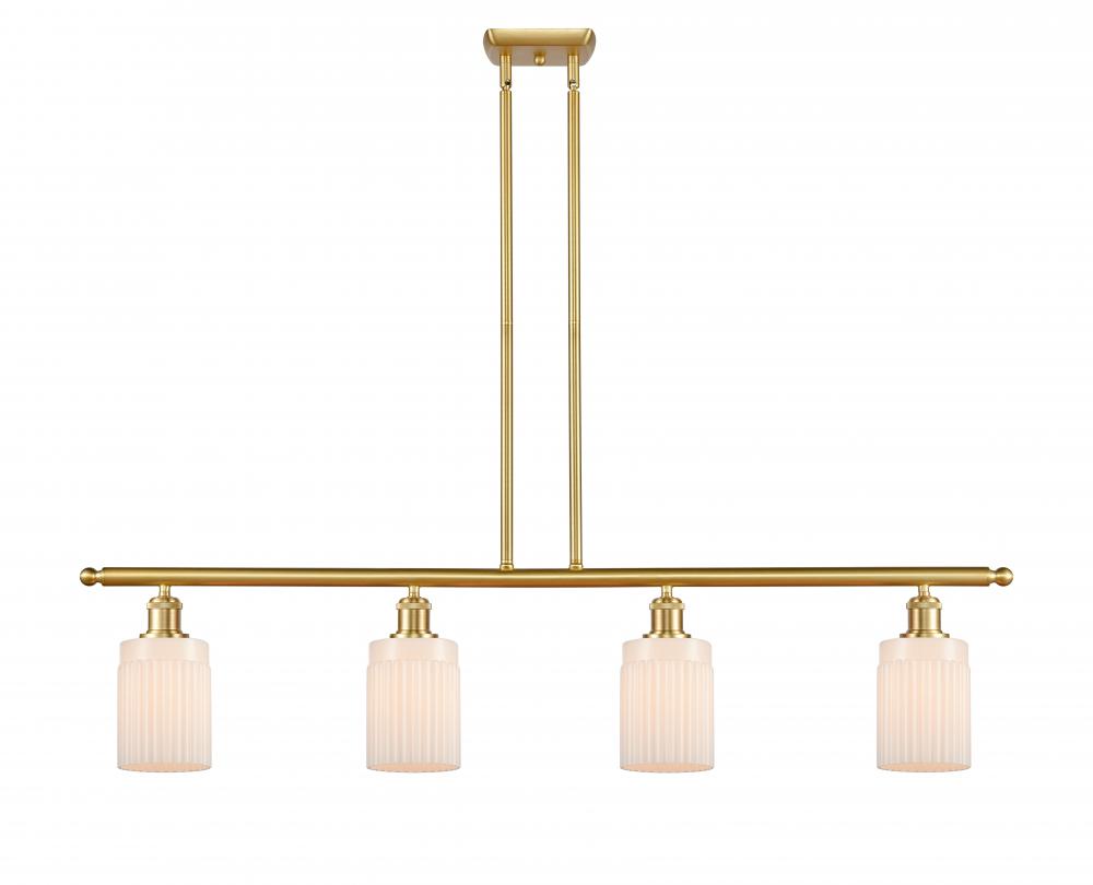 Hadley - 4 Light - 48 inch - Satin Gold - Cord hung - Island Light