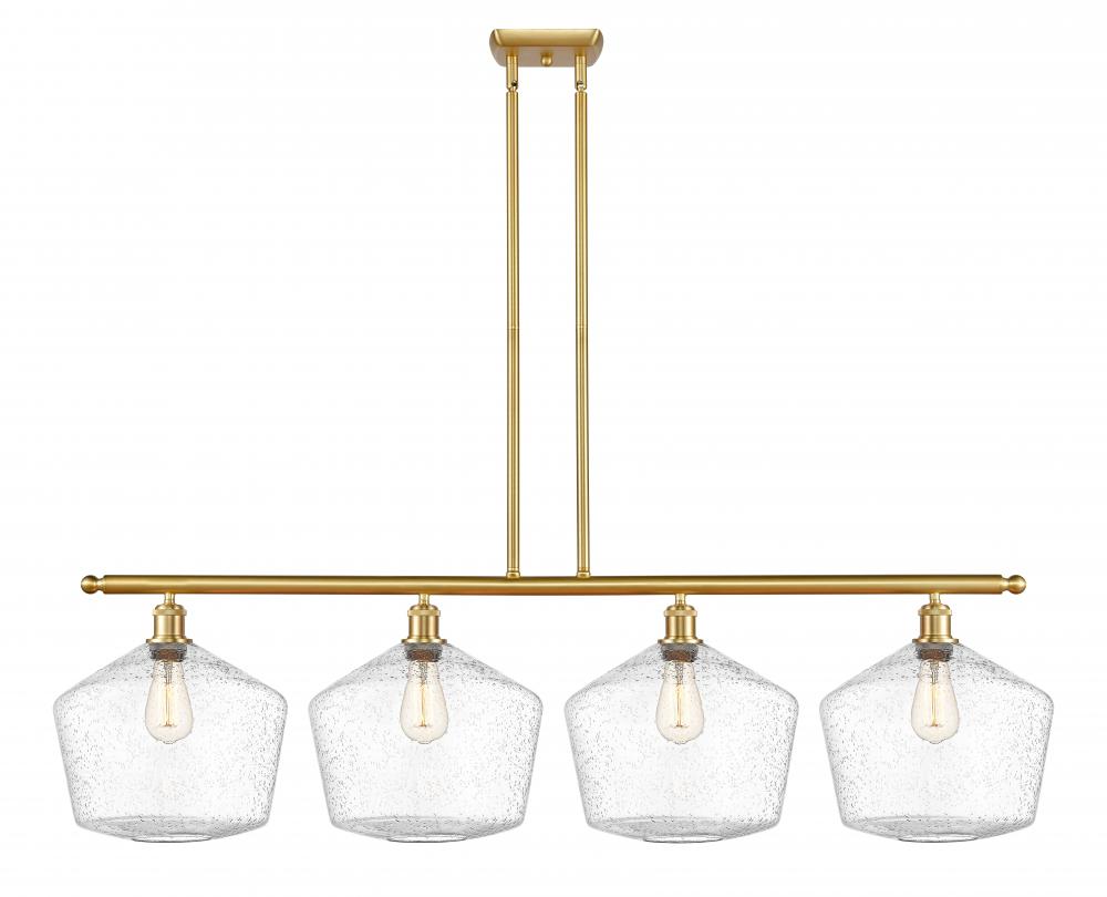 Cindyrella - 4 Light - 50 inch - Satin Gold - Cord hung - Island Light