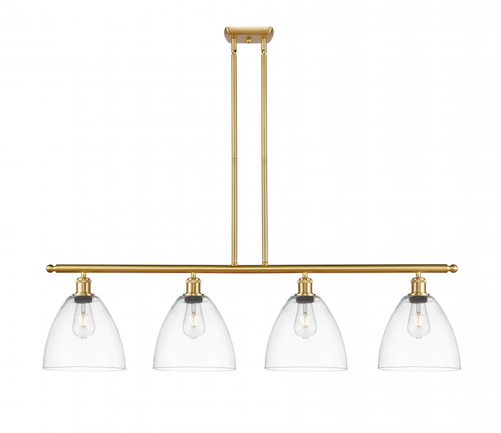 Bristol - 4 Light - 48 inch - Satin Gold - Cord hung - Island Light