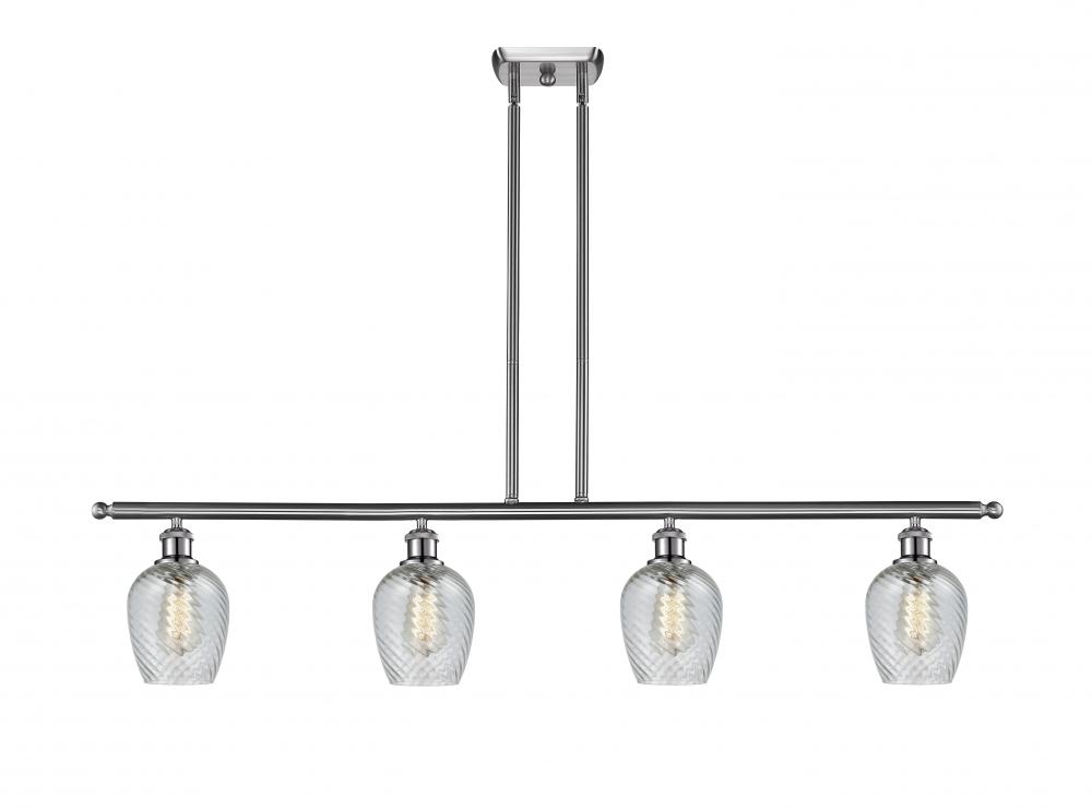 Salina - 4 Light - 48 inch - Brushed Satin Nickel - Cord hung - Island Light