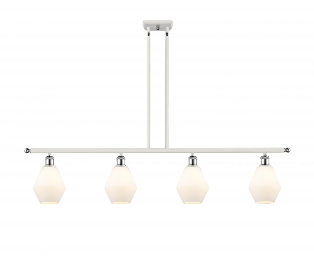 Cindyrella - 4 Light - 48 inch - White Polished Chrome - Cord hung - Island Light