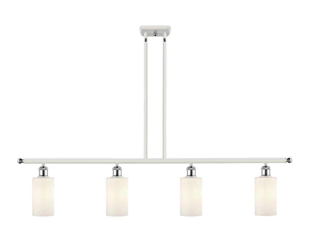 Clymer - 4 Light - 48 inch - White Polished Chrome - Cord hung - Island Light