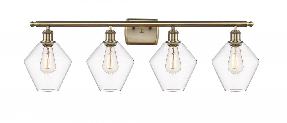 Cindyrella - 4 Light - 38 inch - Antique Brass - Bath Vanity Light