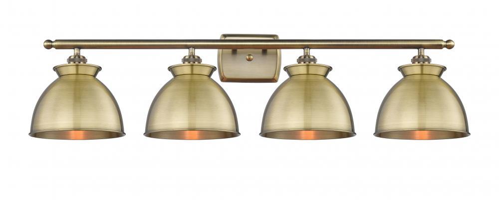 Adirondack - 4 Light - 38 inch - Antique Brass - Bath Vanity Light