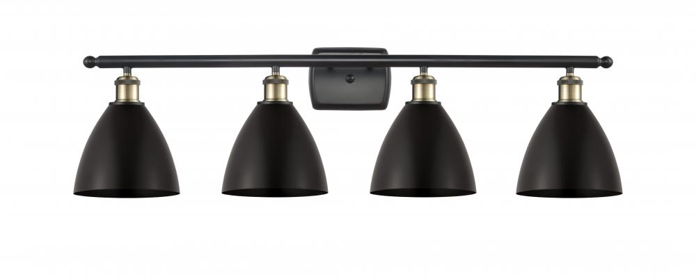 Bristol - 4 Light - 38 inch - Black Antique Brass - Bath Vanity Light