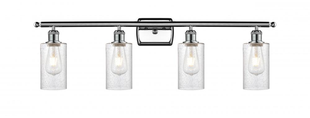 Clymer - 4 Light - 34 inch - Polished Chrome - Bath Vanity Light