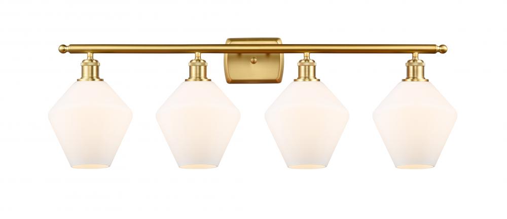 Cindyrella - 4 Light - 38 inch - Satin Gold - Bath Vanity Light