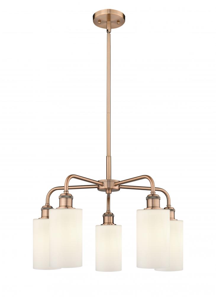 Clymer - 5 Light - 22 inch - Antique Copper - Chandelier